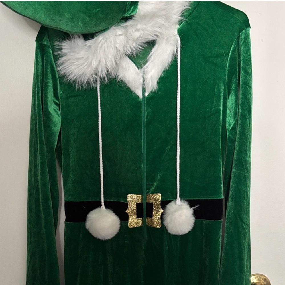 Holly & Cupid Green Elf Jumpsuit
